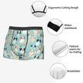 thumbnail image 3 of Yiaed Colorful Dog Print Men's Soft Cotton Boxer Shorts Breathable Boxers Underwear Moisture-Wicking Underwear Stretch Boxer Briefs for Man-Large, 3 of 5