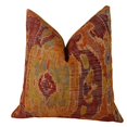 thumbnail image 1 of Plutus Bear Canyon Ikat Handmade Throw Pillow, (12" x 20"), 1 of 2