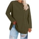 thumbnail image 2 of Uootdi Women's Plus Size Tops Crewneck Long Sleeve Sweatshirt Oversized Casual Loose Fit Basic T Shirts Blouse Gift, 2 of 5