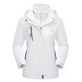 thumbnail image 1 of Chaqueta MAGCOMSEN 3 en 1 impermeable con forro polar blanca talla M, 1 of 7