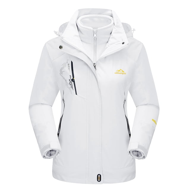 Chaqueta MAGCOMSEN Impermeable 3 en 1 para Mujer Winter White M