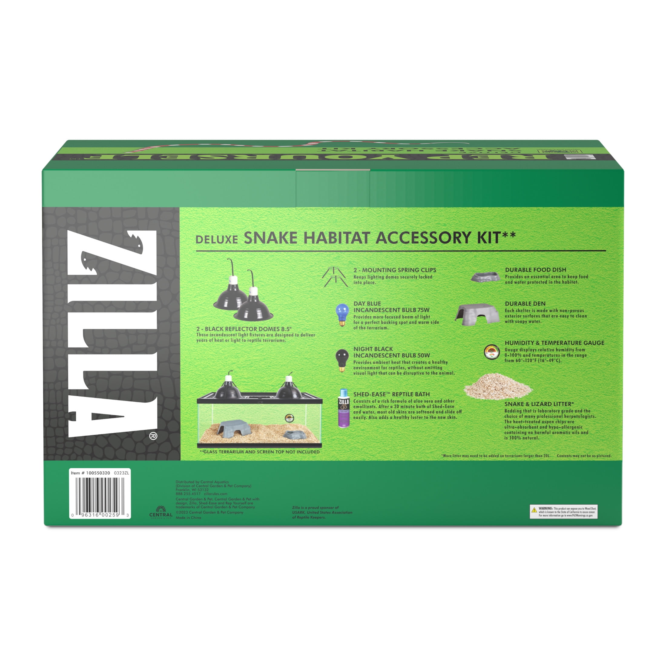 Zilla Snake Habitat Accessory Kit - Walmart.com