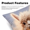 thumbnail image 2 of Alpaca Velvet Throw Pillows Set of 2 - Decorative Pillows with Unique Patterns for Sofa Couch Bed - Pillow Covers - Available in 16x16, 18x18, 20x20 Inches, 2 of 6