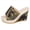 Camouflage, variant on Women's Wedge Sandals 2026 Summer Open Toe Dressy Splice Denim Platform Slides Casual Slip on Outdoor Travel Footwear Blue Size 6.5