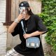 thumbnail image 5 of Sywqhk Lindo Bolso Bandolera Pequeño Para Mujer Hit Color Zip Casual Shoulder Bag (Azul) Sywqhk Para estrenar, 5 of 9