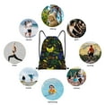 thumbnail image 6 of Honeii Game Play Print Drawstring Backpack,Drawstring Bags String Backpack Gym Cinch Sack Backpack Sport Bag Draw-Medium, 6 of 6