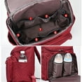 thumbnail image 4 of GASTROPOD Multifunctional Travel Mommy Diaper Bag Backpack – Quilted Large‑Capacity Baby Bag with Insulated Pockets, (Light pink), 4 of 4