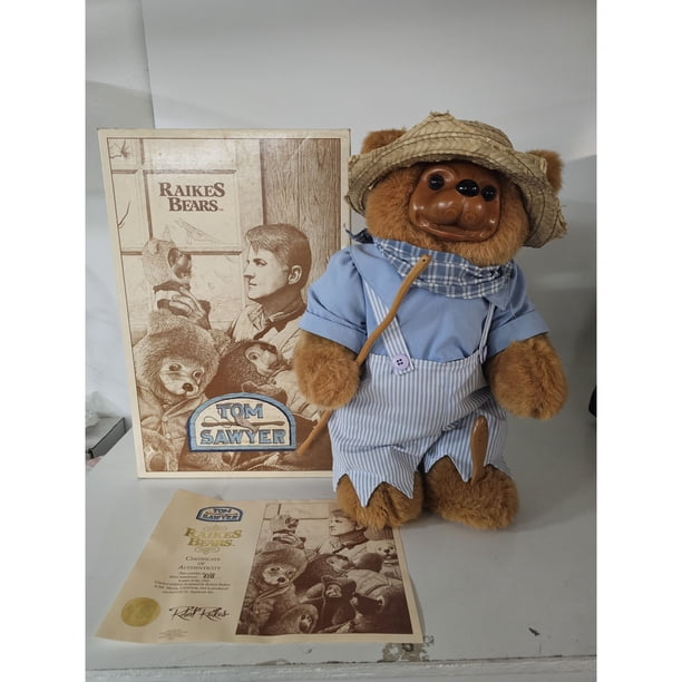 Robert Raikes 1992 Tom Sawyer 18 Limited Edition Teddy Bear