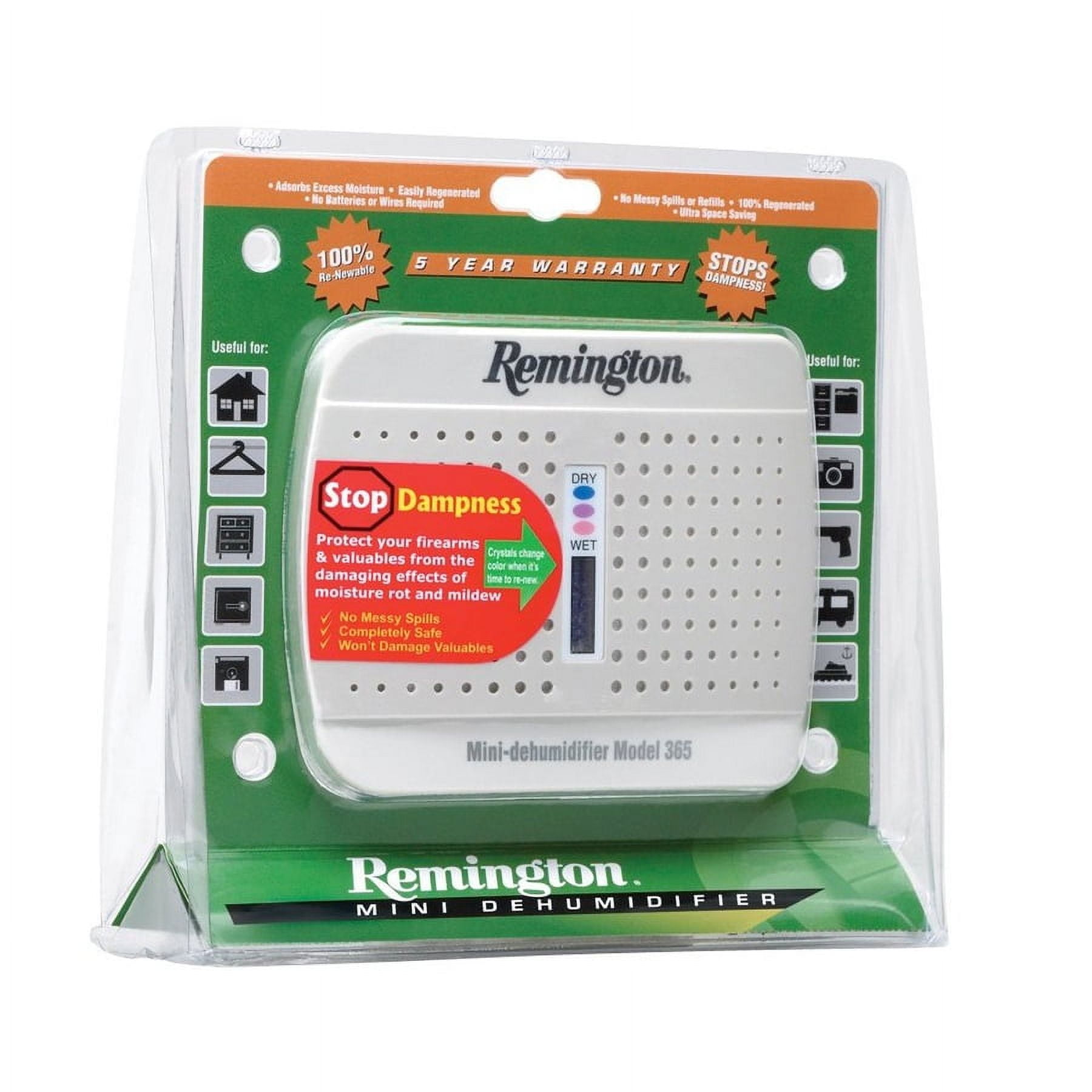 Remington Model 365 Silica Gel Desiccant Dehumidifier (Protects 100 Cubic Feet)