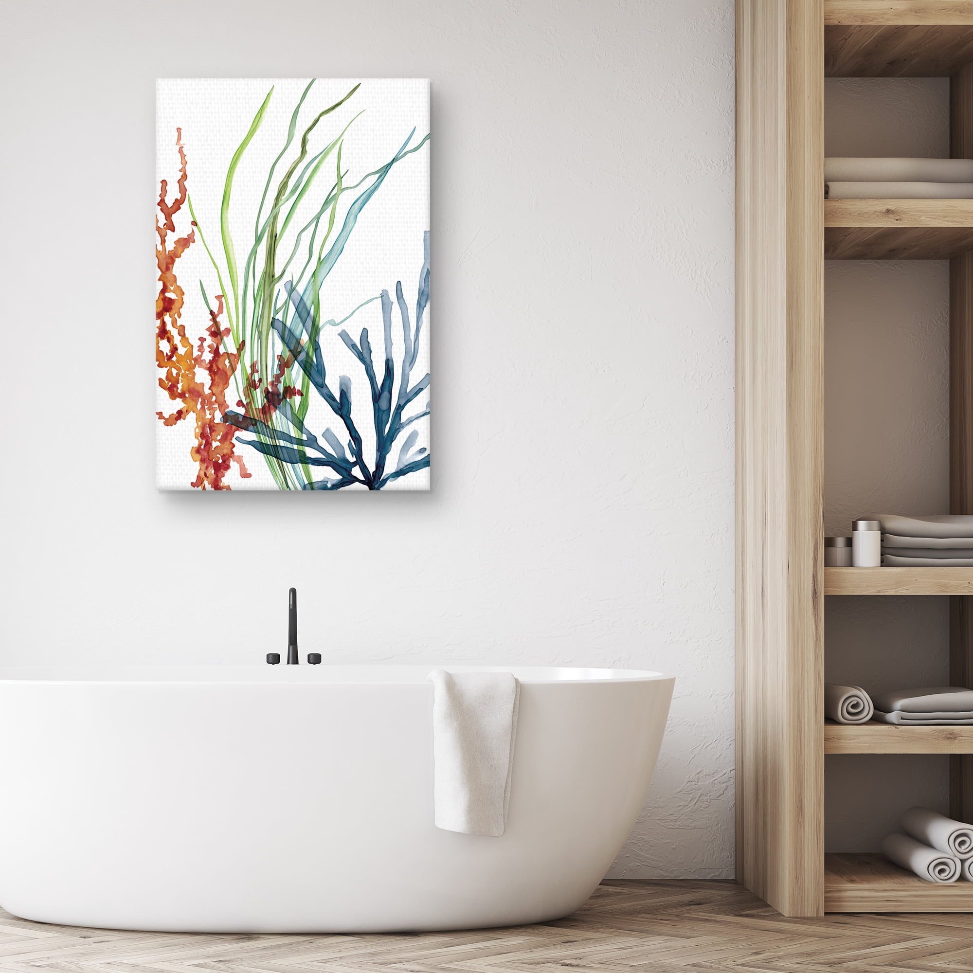 Masterpiece Art Gallery Ocean Magic I Marine Botanical by Carol Robinson Canvas Art Print