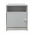 thumbnail image 3 of Genérico Buró Moderno Recamara Mesa Noche Minimalista MDF Color Blanco B3, 3 of 5
