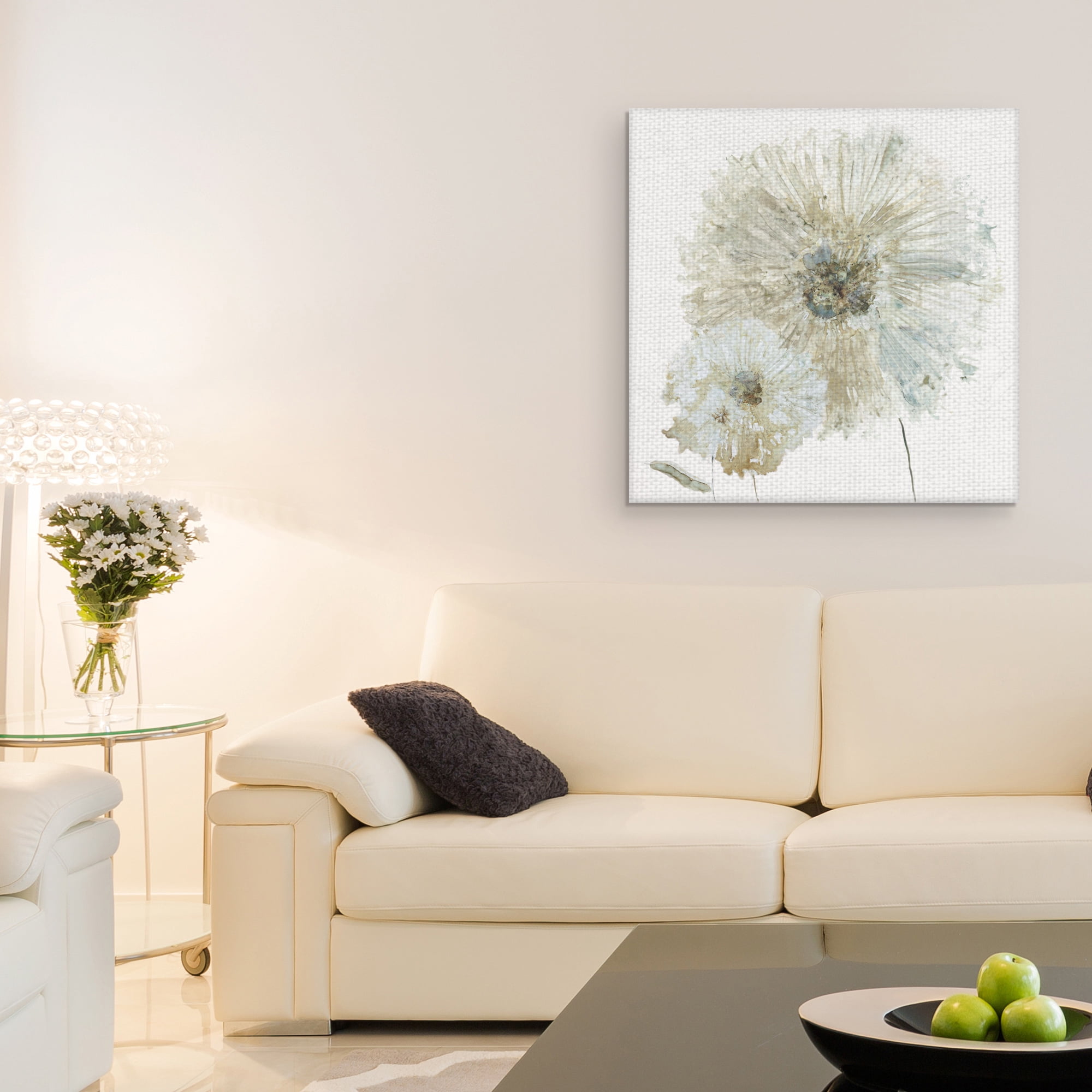 Masterpiece Art Gallery Ivory Spring I Flower By Carol Robinson Canvas Art Print 24" x 24"