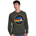 thumbnail image 5 of Retro NASA Space Shuttle Rainbow Long Sleeve TShirt Men Women Brisco Brands S, 5 of 6