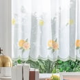 thumbnail image 2 of LCXmlly Rideau Court Transparent Résistant aux Déchirures Broderie Fine Accessoire de Chambre, 2 of 6