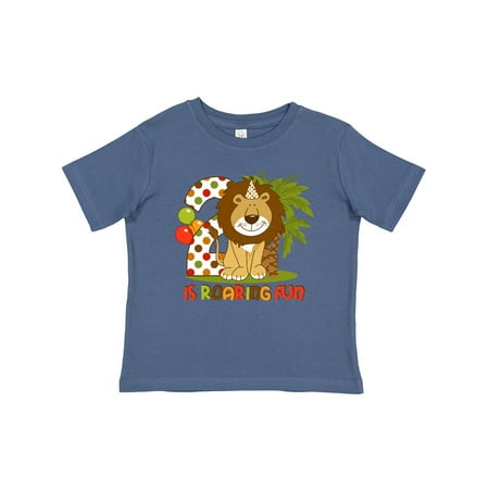 

Inktastic Cute Lion 2nd Birthday Gift Baby Boy T-Shirt