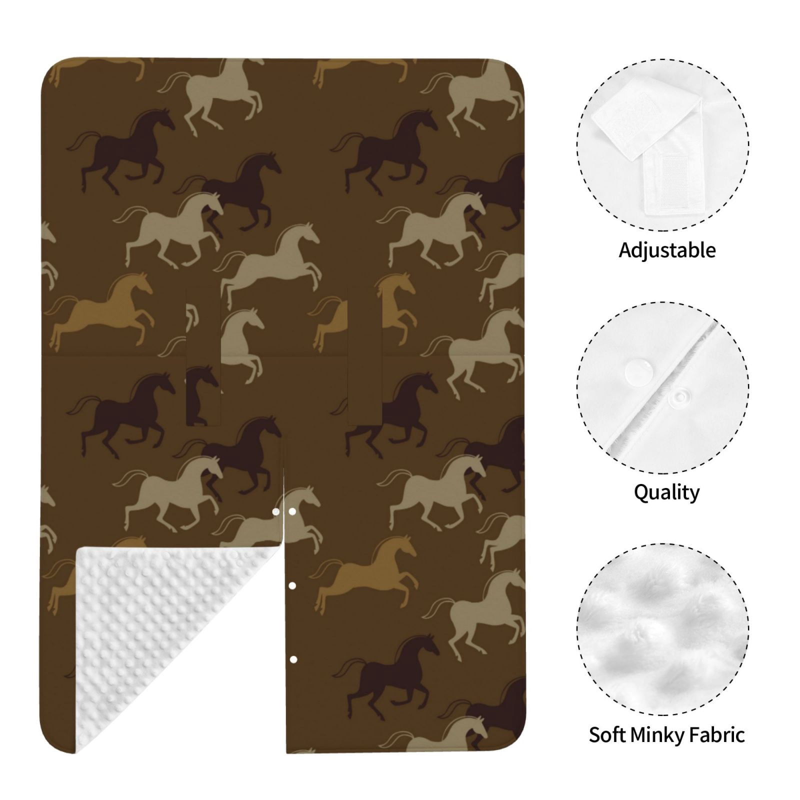 Car Seat Cover Baby - Modern Minimalist Horse Brown Breathable Infant Car Seat Cover for Baby Carseat, Lightweight Comfort Baby Essentials Must Haves Newborn Stuff for Girl Boy