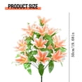 thumbnail image 5 of 18 Head Artificial Lily Bouquet 50cm Tall G, Realistic Flowers for Wedding Decor Home and Garden DIY Bouquets Hotel Centerpieces, by TINGXIN, 5 of 9