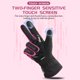 thumbnail image 5 of Suomy Guantes cálidos de invierno para motocicleta, Guantes impermeables a prueba de viento para montar en Moto para mujer, Guantes rosas para Moto de Motocross, 5 of 5