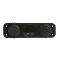 thumbnail image 1 of Car Boat 3 Hole Dual USB  Blue LED Voltmeter 12V Socket Portable Convenient Safe Easy Install Monitor Vehicle Electrical Safety Blue Light Design, 1 of 7