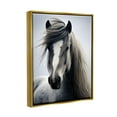 thumbnail image 4 of Stupell Industries Windblown Horse Mane Animals & Insects Photography Gold Floater Framed Canvas Art Print Wall Art, 25 x 31, 4 of 10