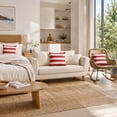 thumbnail image 7 of Orangide Striped Outdoor Waterproof Throw Pillow Cover, Modern Decorative Cushion for Patio Porch, Fade Resistant for Living Room and Bedroom, 7 of 7