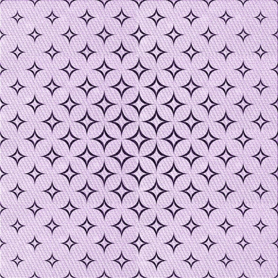 Ahgly Company Machine Washable Indoor Square Transitional Rich Lilac Purple Area Rugs, 5' Square
