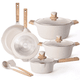 thumbnail image 1 of Caannasweis 10 Pieces Cookware Sets Nonstick Pots and Pans Kitchen Induction Pot Sets, 1 of 7