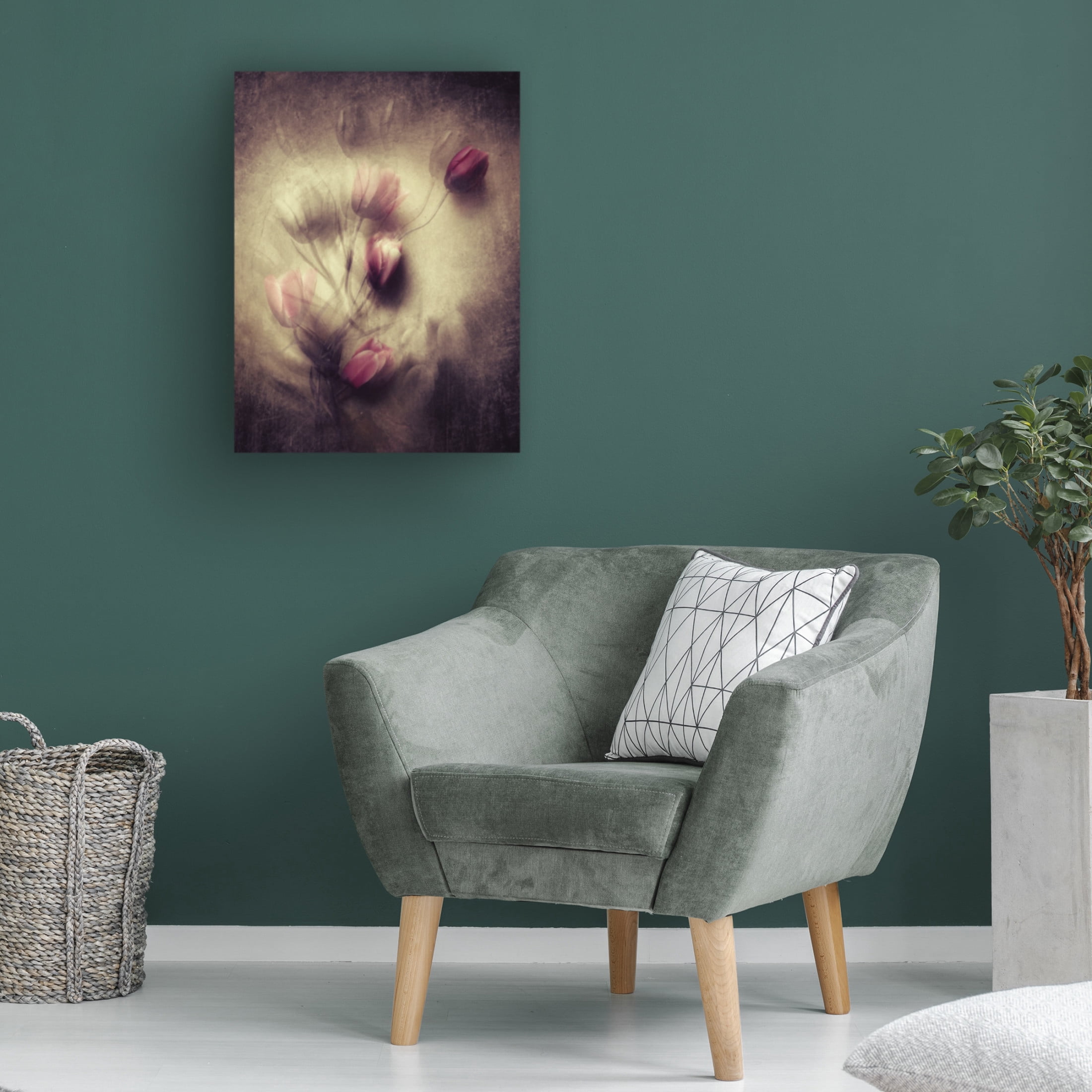 Canvas Wall Art - Kahar Lagaa 'Love Will Be There' Wall Art for Living Room, Bedroom, or Office Décor by Trademark Fine Art - 14 x 19 Inches