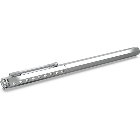 Swarovski Crystal Millenia Ballpoint Pen,  With Studded Diamonds Classic Silver-tone Chrome plated with White Crystals from the Millenia Collection 5627168