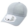 thumbnail image 4 of Daznico Hat with Fans Solar Power,Solar Fan Hat, Adult Summer Charging Smart Hat with Fan Men & Women Outdoor Travel Sunscreen Quick Drying Sun Hat,Hat with Solar Fans Built in,Hat with Fans, 4 of 4