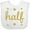 AA-White, variant on Inktastic Half Birthday 1/2 Photo Boys or Girls Baby Bib