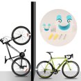 thumbnail image 1 of Bicicleta Colgador de montado en la Ndcxsfigh pared Soporte de estacionamiento de pared para de carretera (Azul), 1 of 6