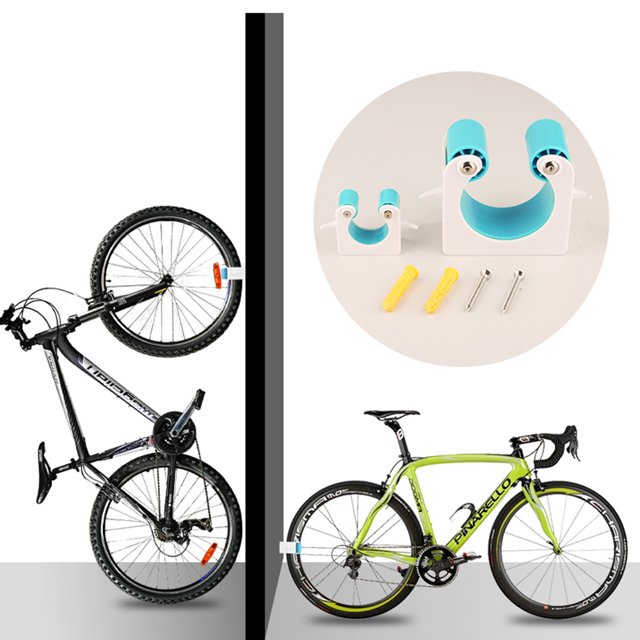 Bicicleta Colgador de montado en la Ndcxsfigh pared Soporte de estacionamiento de pared para de carretera (Azul)
