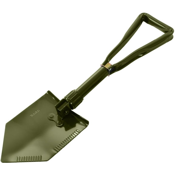 Olive Drab Tri-Fold Military Emergency Compact Shovel