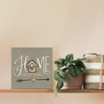 thumbnail image 2 of CDDposter Home Sweet Home Sign,Decor Rustic Farmhouse Block Wooden Sign Desktop Bathroom House Table Decoration For Home 5x5 Inch, 2 of 4