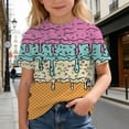 thumbnail image 5 of Hienoo Boys Ice-Cream Print Short Sleeve T Shirt Cute Casual Round Neck Tshirt, Sizes 2-12, 5 of 5