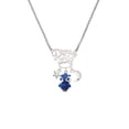 thumbnail image 2 of Delight Jewelry Resin Blue Snow Owl Silvertone Dream Big Pendant Necklace, 25", 2 of 4