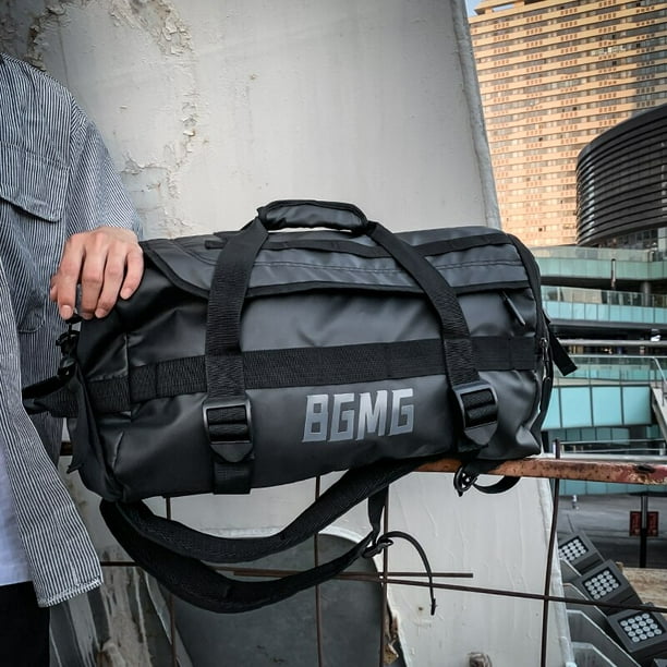 Mochila De gimnasio de cuero para hombre y mujer bolso de viaje duradero bolsas deportivas de entrenamiento al aire libre Bolsa Escolar de entrenamiento X150A Fivean unisex Bodega Aurrera en linea