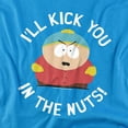 thumbnail image 2 of South Park Kick You in The Nuts Unisex Adult T-Shirt, Turquoise, 3X-Large, 2 of 6