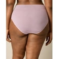 thumbnail image 2 of Playtex Tummy Smoothing High-Cut Brief Underwear Pack, 3-Pack (Plus Sizes) Vint Mauve/Black/Heirloom White Dot 4XL Women's, 2 of 5