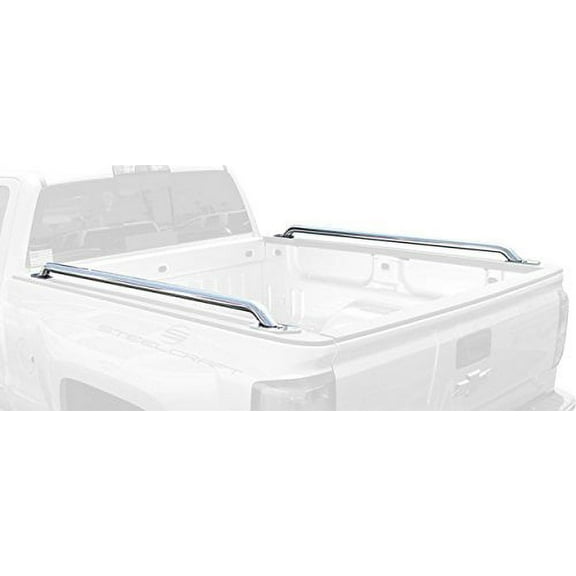 Steelcraft Bed Rails Stainless Steel Compatible with 2014-2023 Chevrolet Silverado / GMC Sierra 1500 6.5' Bed