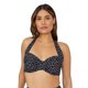 thumbnail image 1 of Gorgeous - Top de Bikini Lunares para Mujer (Monocromático), 1 of 4