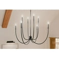 thumbnail image 4 of 52699BK Kichler Lighting Malene - 8 Light Chandelier-43.5 Inches Tall and 45.25 Inches Wide-Black Finish, 4 of 9