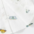 thumbnail image 4 of Coerni Boys Toddler Button Down Shirt Short Sleeve Cotton Car Print Lapel Shirts, Summer Casual Tops Baby Clothes Trendy Tees, 4 of 9