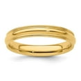 thumbnail image 6 of 14K Yellow Gold 4mm Milgrain Comfort Wedding Band Ring Size 10, 6 of 7