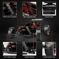 thumbnail image 5 of Tecnock RC Cars Remote Control Car for Boys and Girls, 1:18 Scale RC Car with LED Lights, 2.4GHz 2WD All-Terrain RC Truck, Rechargeable Battery for 50-Min Play, Gifts for Kids, 5 of 8