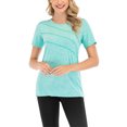 thumbnail image 4 of Niuer Women's Quick Dry Workout Tee Shirt Casual Loose Short Sleeve Blouse Running Workout Active Wear Tops, 4 of 6