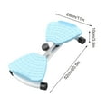 thumbnail image 2 of Waist Twister Boards, Waist Twisting Machine with 300 lbs Weight Capacity, Ab Waist Twist Board for Women Men, Noiseless Home Gym Exercise Equipment Blue, 2 of 9