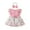 Rose, variante sur Robe Fille Sans Manches à Volants Robe en Tulle pour Bébé Robe d'Été pour Filles Robes de Fête d'Anniversaire Vêtements d'Été pour Filles 12-18 Mois Mode Filles