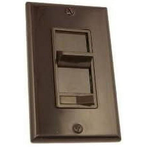 Leviton Brown 3-way Slide Dimmer Switch 600w 6613-p